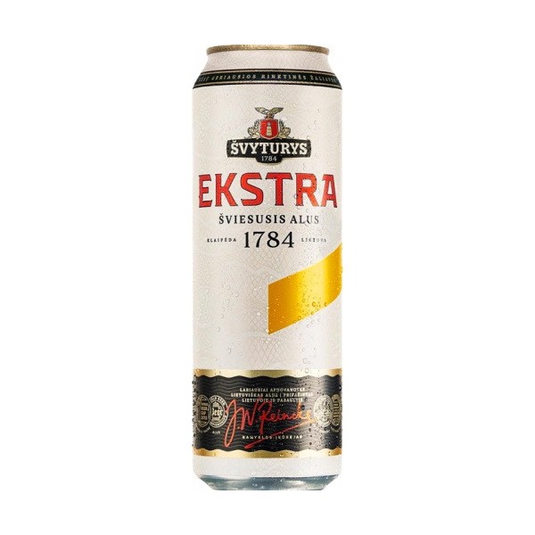 Svyturys Ekstra Premium Lager 568ml Castle Off Licence