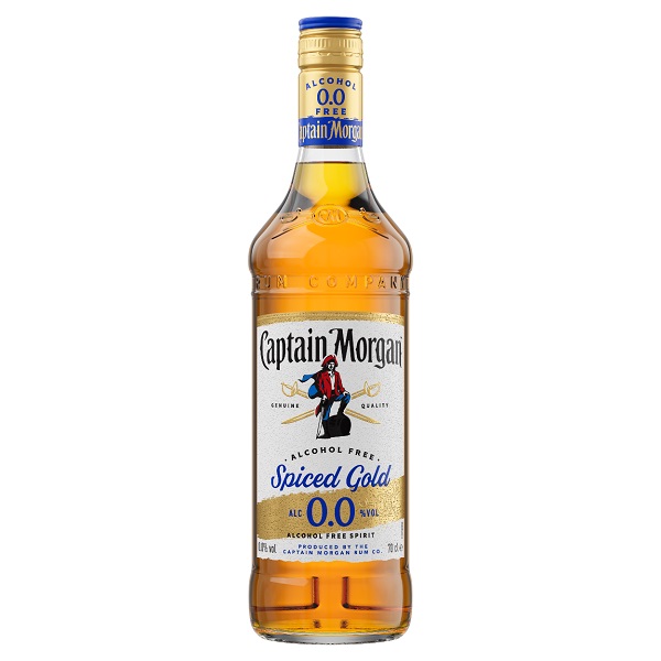 Captain Morgan 0.0% Alcohol Free Spiced Gold (70cl) - Castle Off-Licence